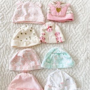 Baby hats. Never worn